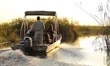 Okavango Delta, Botswana- Seasonal Motorized Boat Excursions