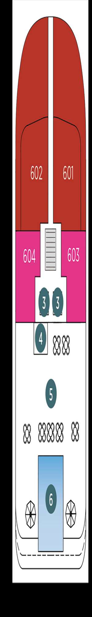 Deck plan for Emerald Sakara