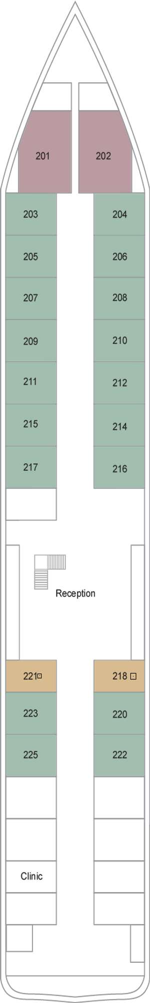 Deck plan for TUI Al Horeya