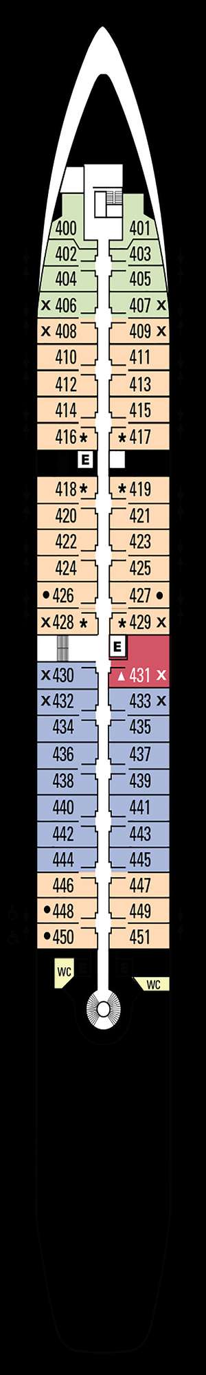 Deck plan for Star Legend