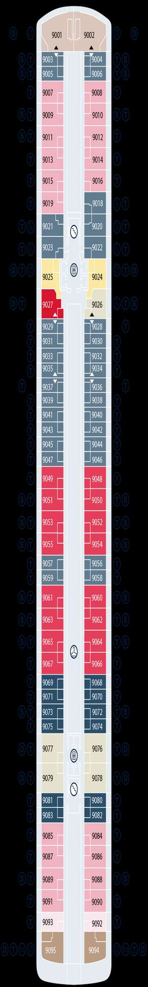 Deck plan for Explora IV
