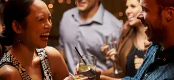 people at bar