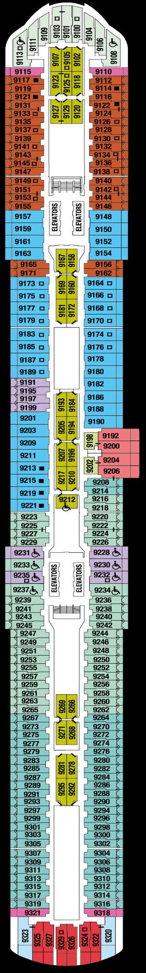 Deck plan for Celebrity Ascent