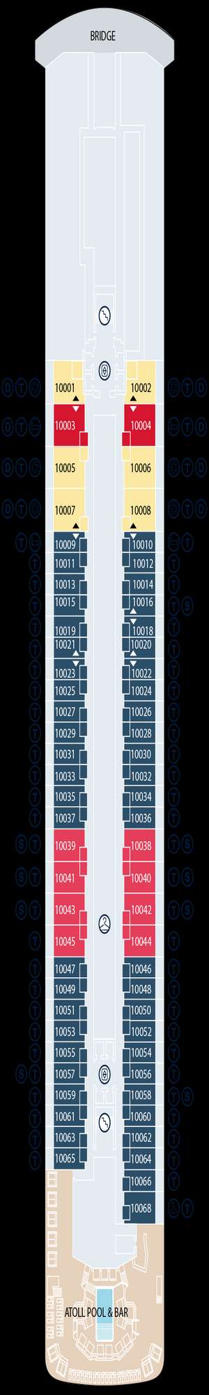 Deck plan for Explora IV
