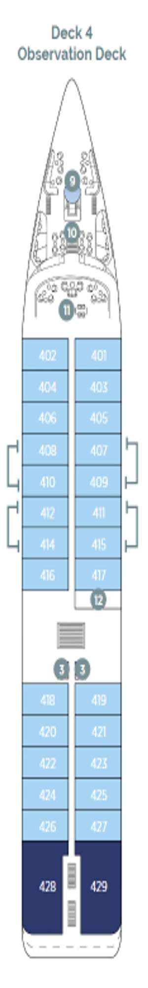 Deck plan for Emerald Kaia