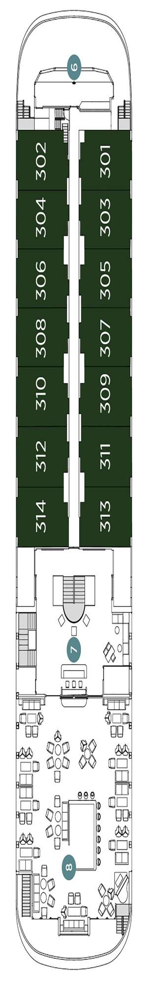 Deck plan for Emerald Harmony