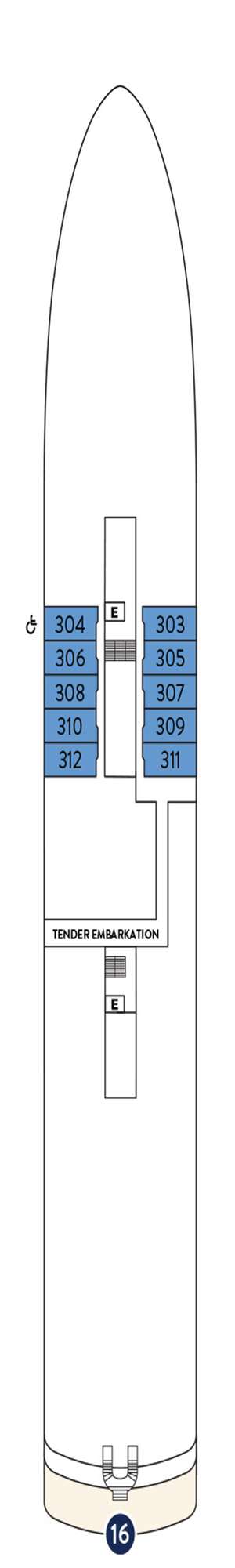 Deck plan for Star Explorer