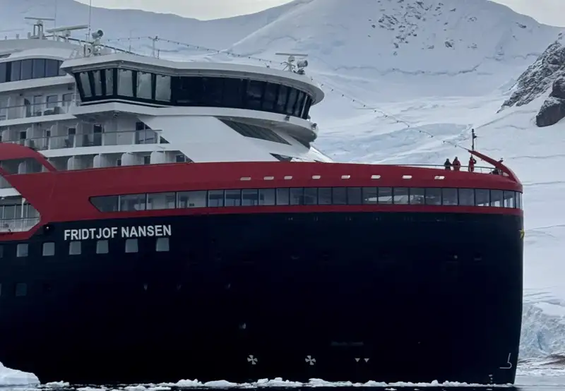 exterior of ship
