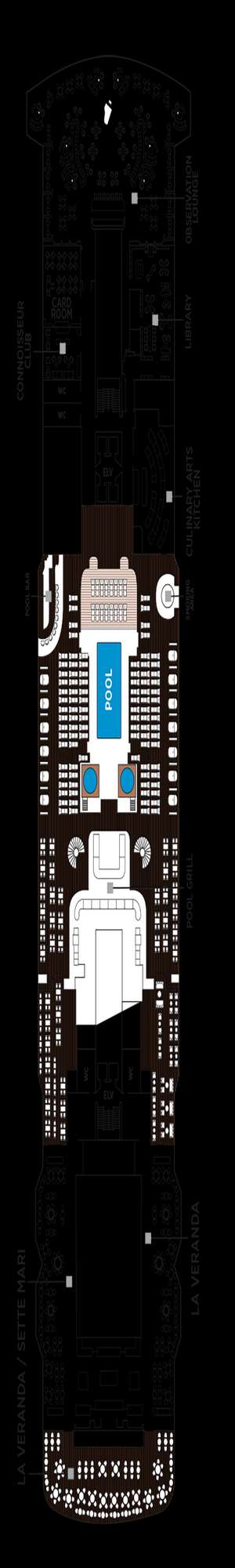 Deck plan for Regent Seven Seas Grandeur