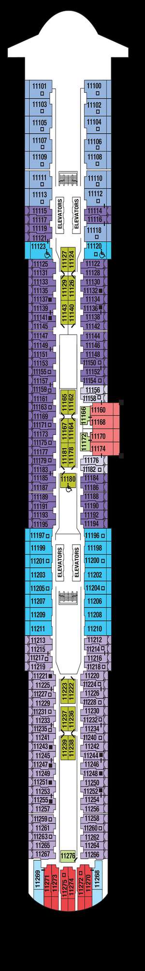 Deck plan for Celebrity Apex