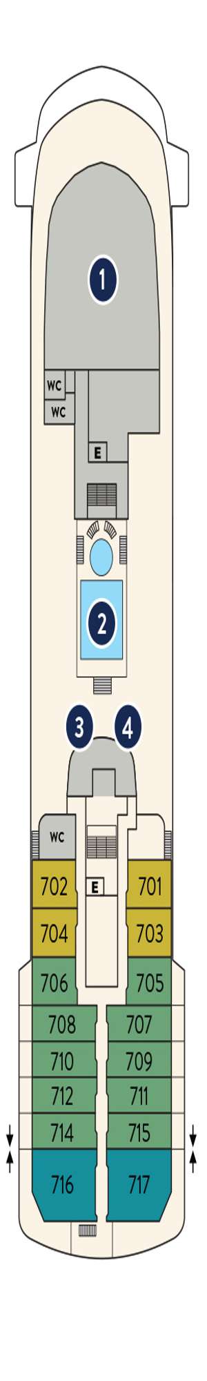 Deck plan for Star Explorer