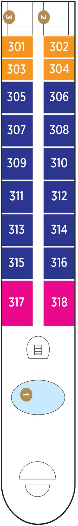 Deck plan for AmaDara