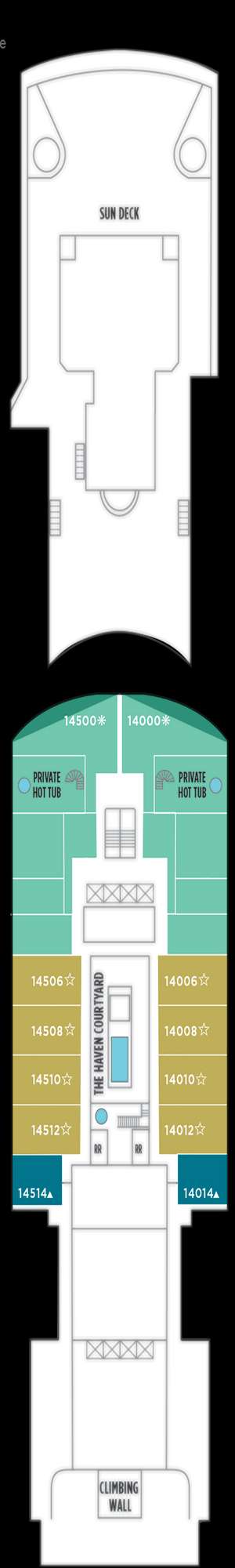 Deck plan for Norwegian Gem
