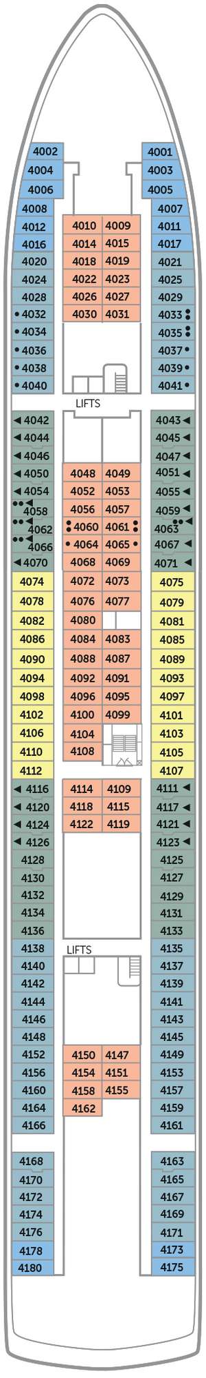 Deck plan for Balmoral