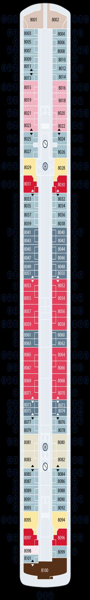 Deck plan for Explora III