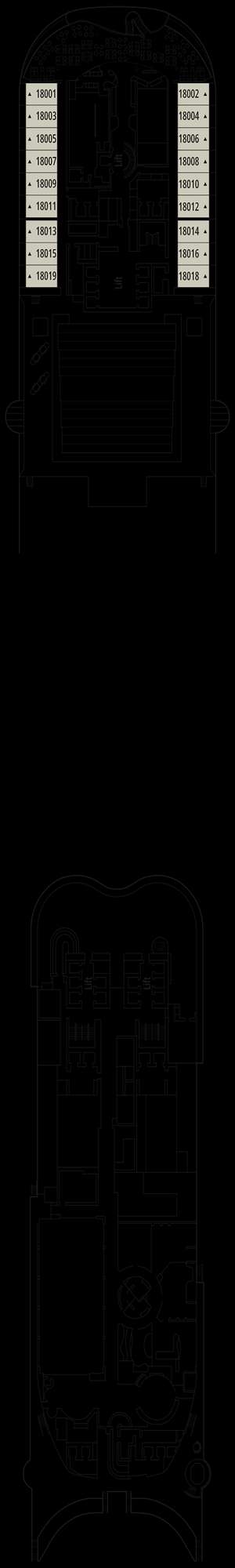 Deck plan for MSC Euribia