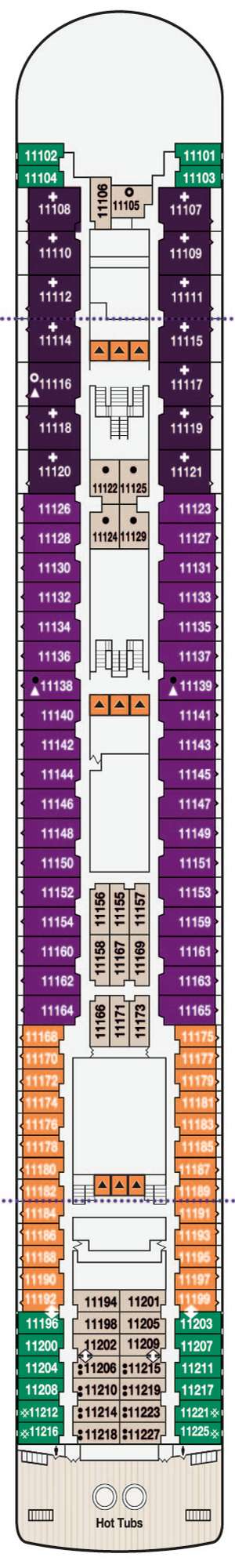 Deck plan for Ambience