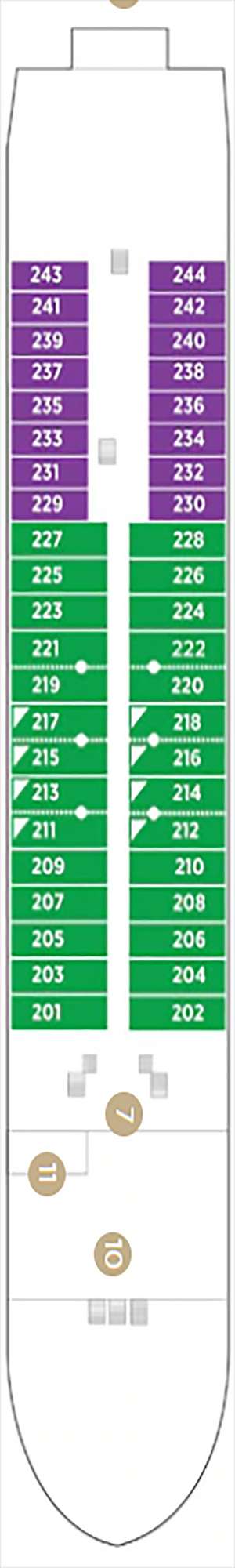 Deck plan for AmaMagna