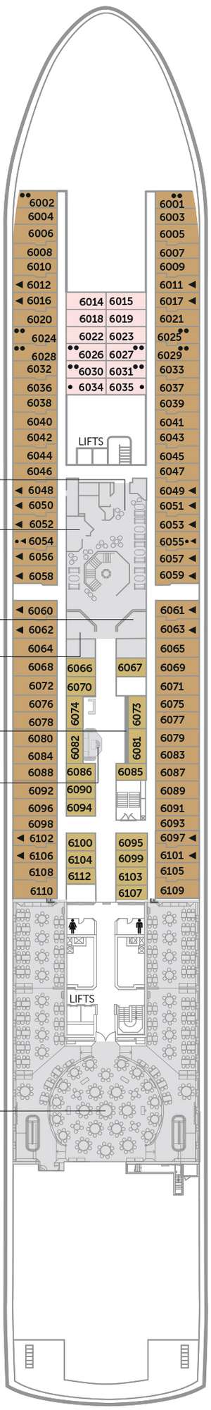 Deck plan for Balmoral