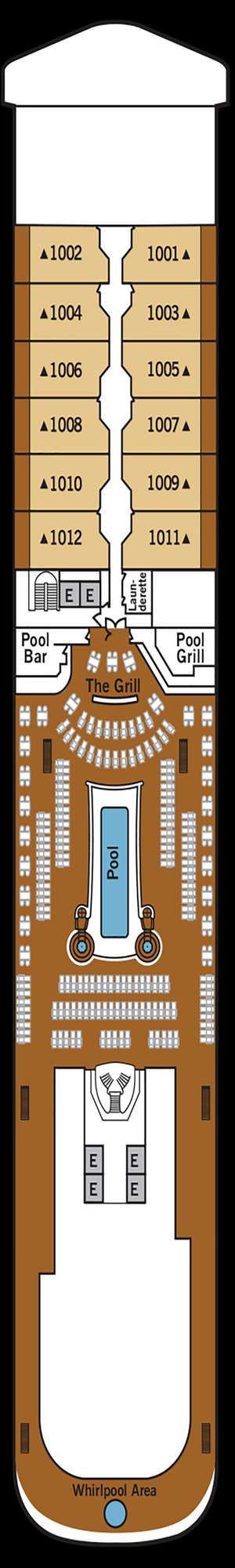 Deck plan for Silver Moon