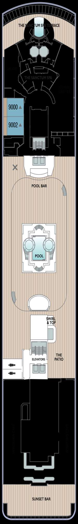 Deck plan for Azamara Journey