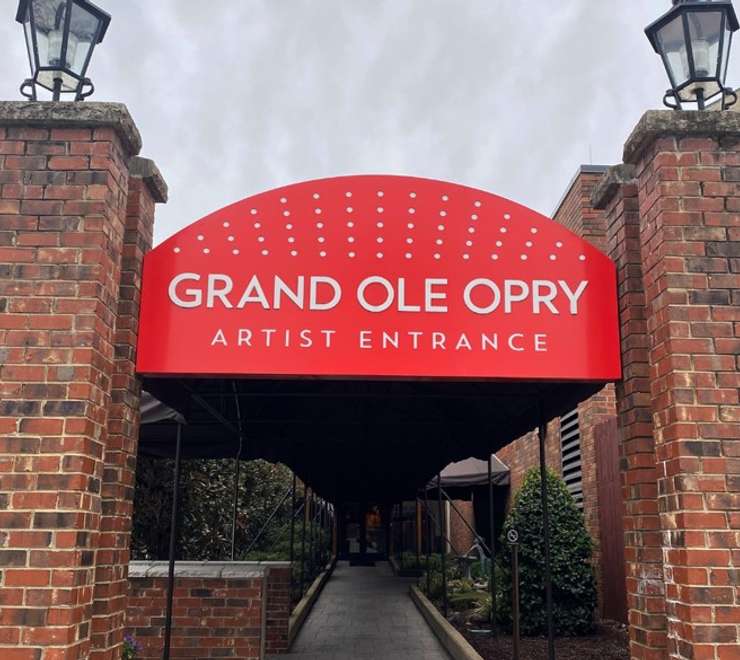 Grand Ole Opry House’s Artists Entrance