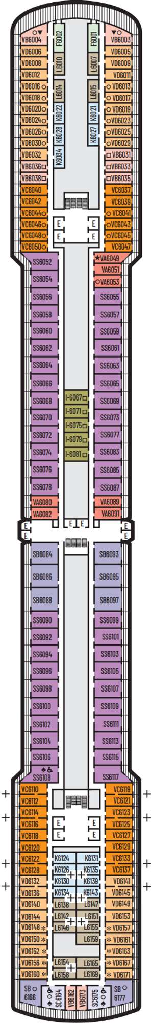 Deck plan for Westerdam