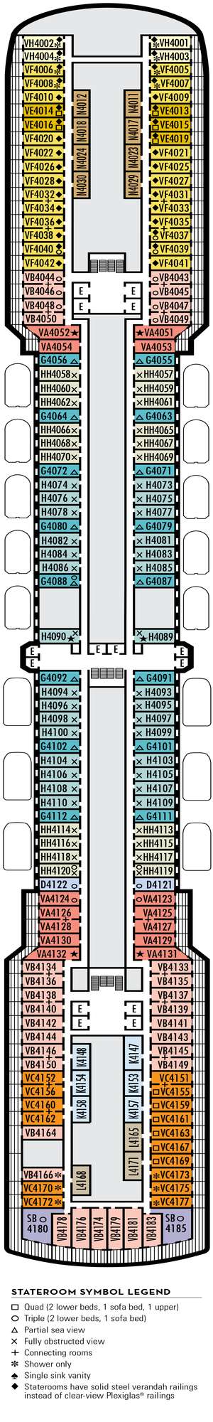 Deck plan for Westerdam