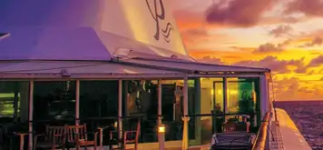 MS PAUL GAUGUIN at sunset