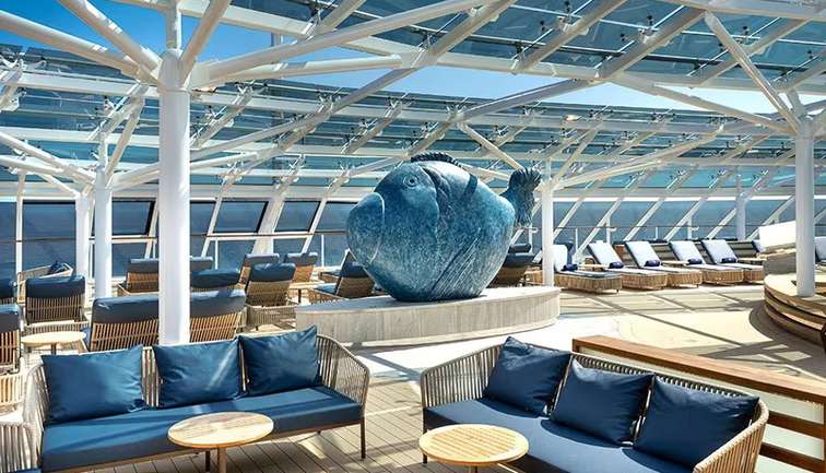 Private pool for MSC Yacht Club guests