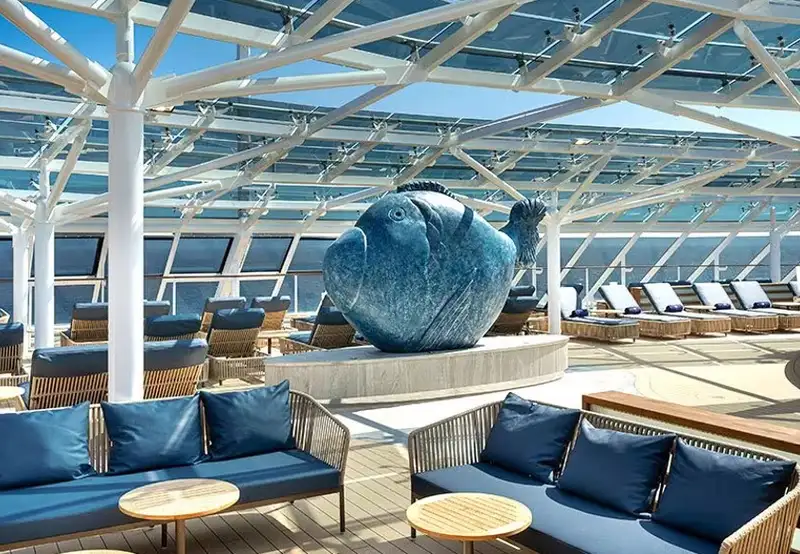 Private pool for MSC Yacht Club guests