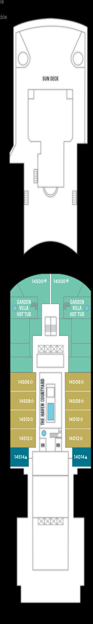 Deck plan for Norwegian Jade