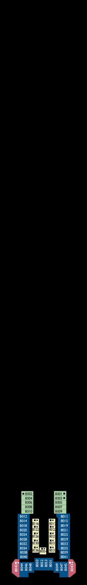 Deck plan for Costa Toscana