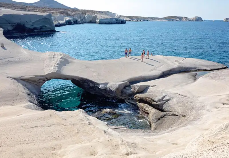 Sarakiniko Milos Greece