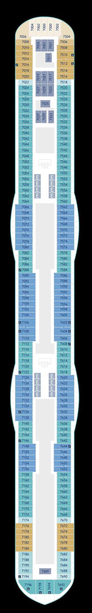 Deck plan for Disney Wish