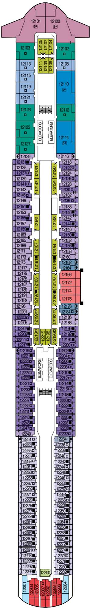 Deck plan for Celebrity Ascent
