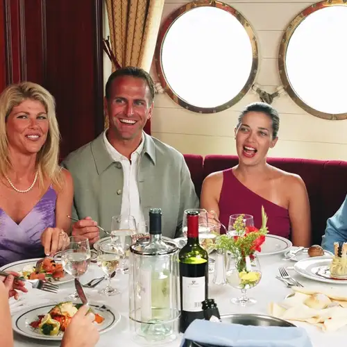 Image related to guests at dinner