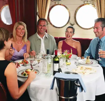 Image related to guests at dinner