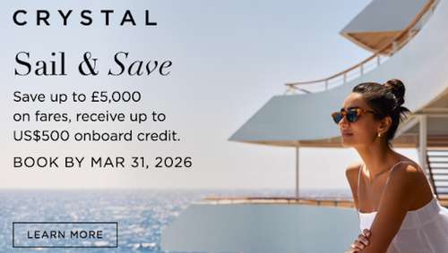 Crystal New year sale promotional banner