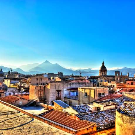 Photo overview of Palermo, Sicily