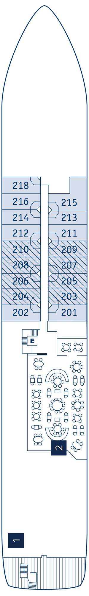 Deck plan for SeaDream II