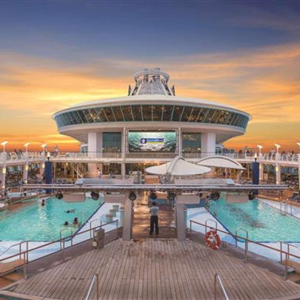 Adventure of the Seas Pool deck