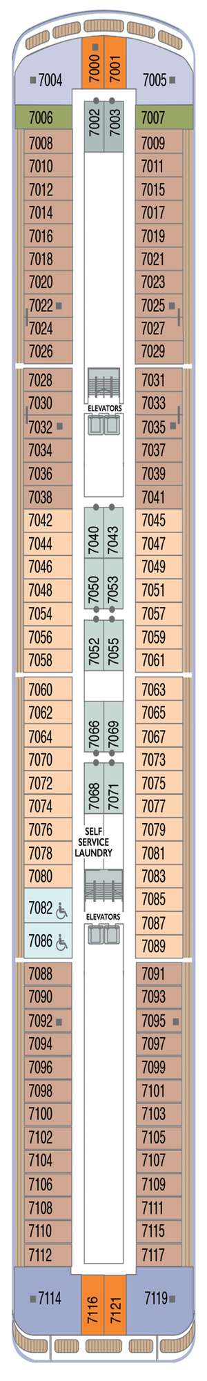 Deck plan for Azamara Pursuit