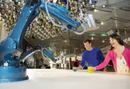 couple enjoying the Bionic Bar