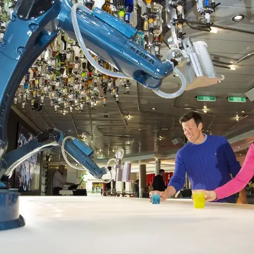 couple enjoying the Bionic Bar