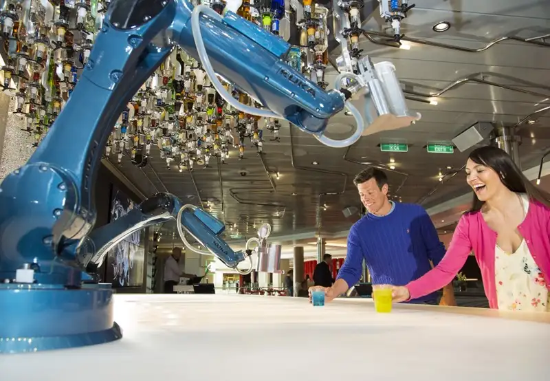 couple enjoying the Bionic Bar