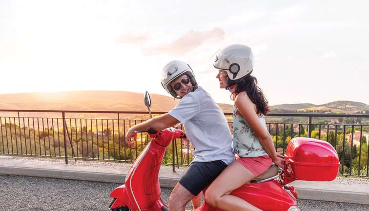 Couple in Italy
