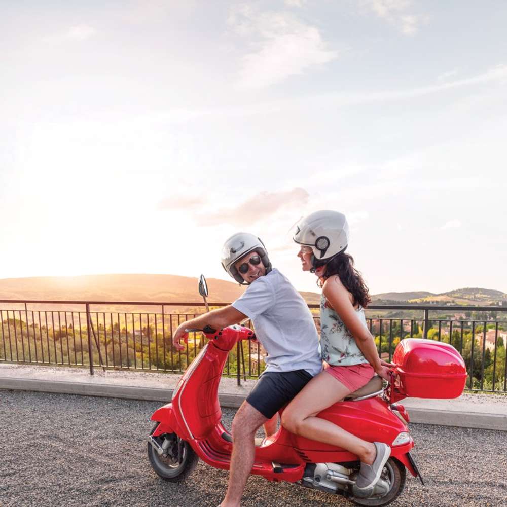 Couple in Italy