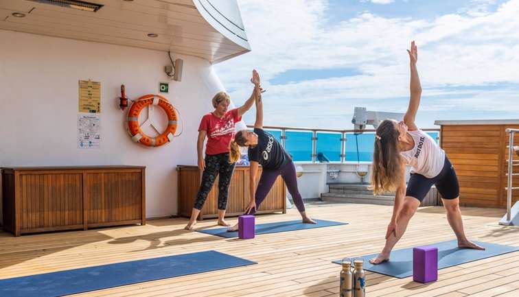 Yoga on Deck
