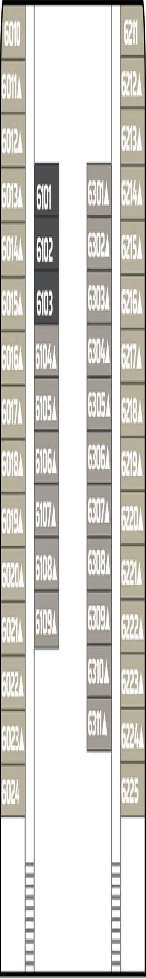 Deck plan for Norwegian Sun